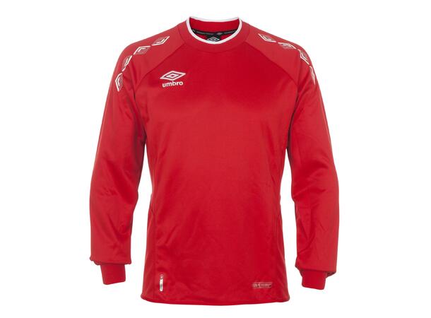 UMBRO UX-1 Trn Sweater Rød/Hvit XS Teknisk treningsgenser 